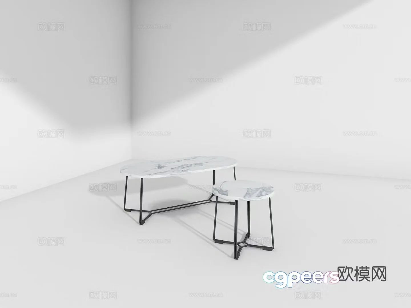 Tea table3d model