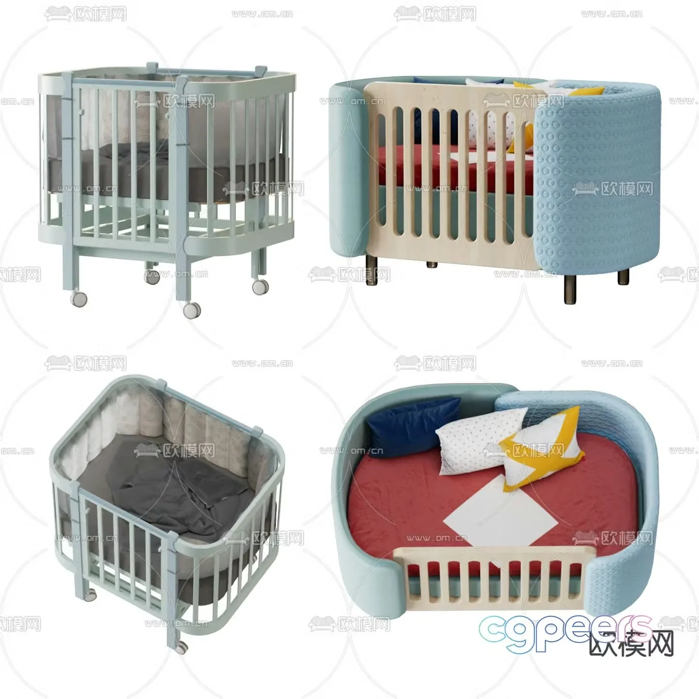 crib 3d model