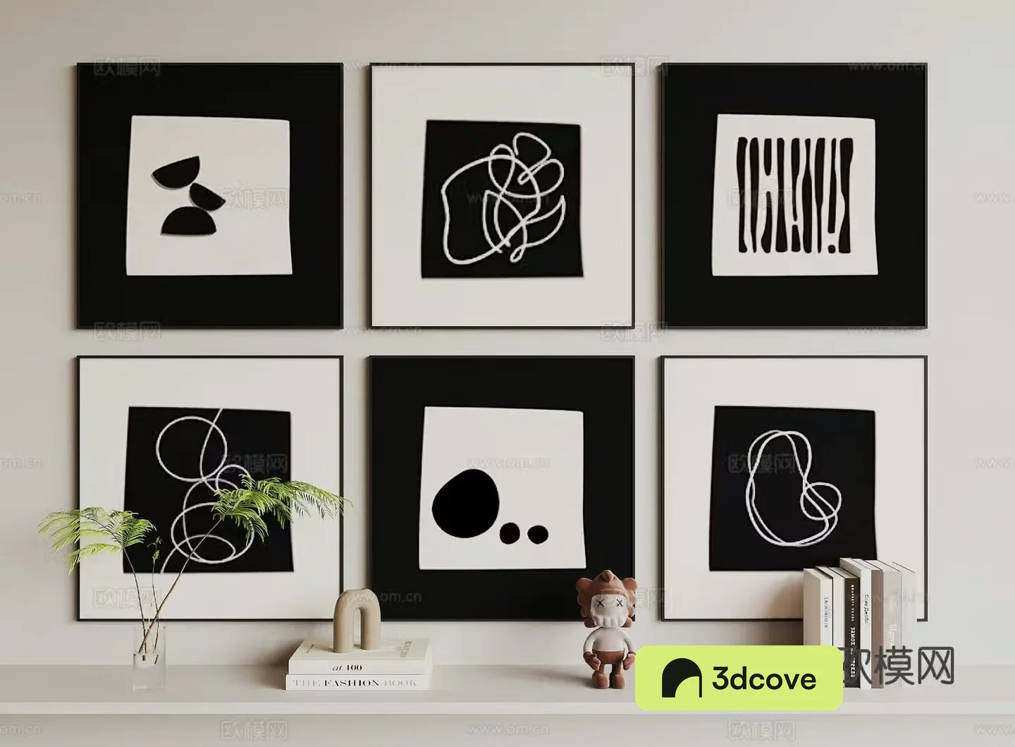 Modern art hanging painting decorative painting