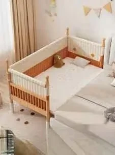 Wooden Baby Crib 3D Model – 12658 – VRAY Render