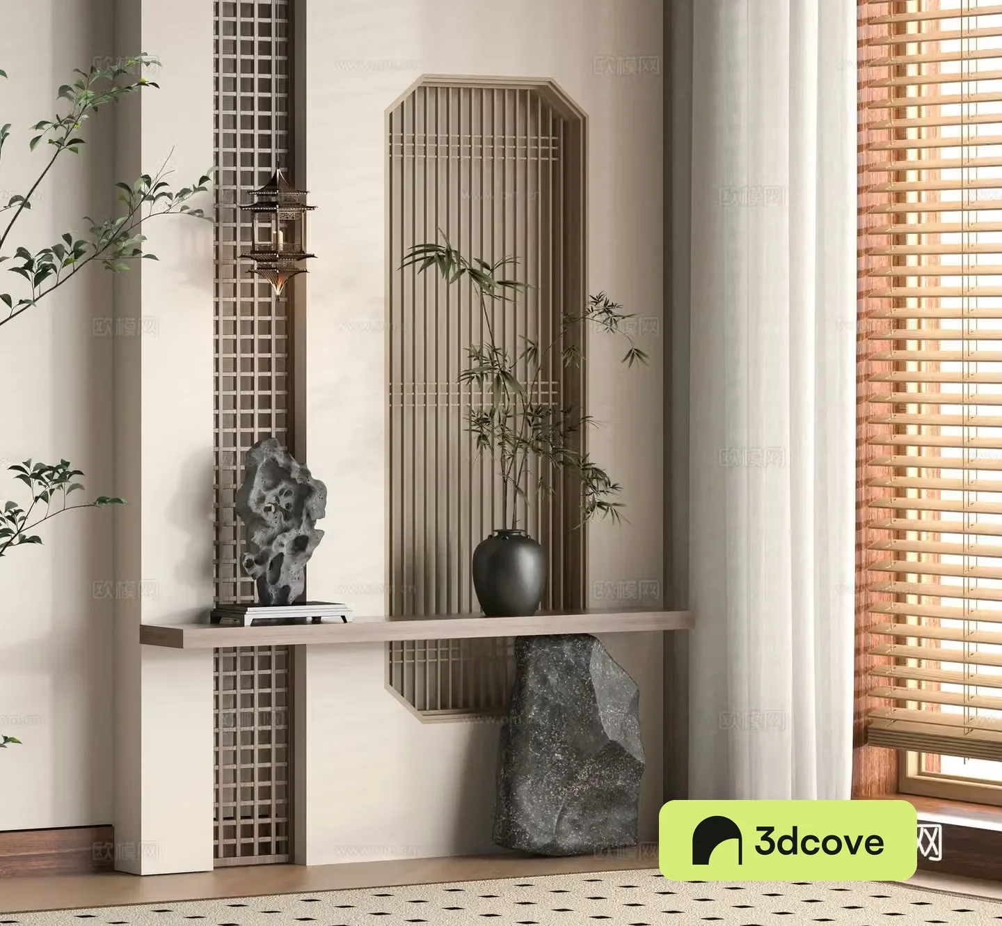 New Chinese style entrance