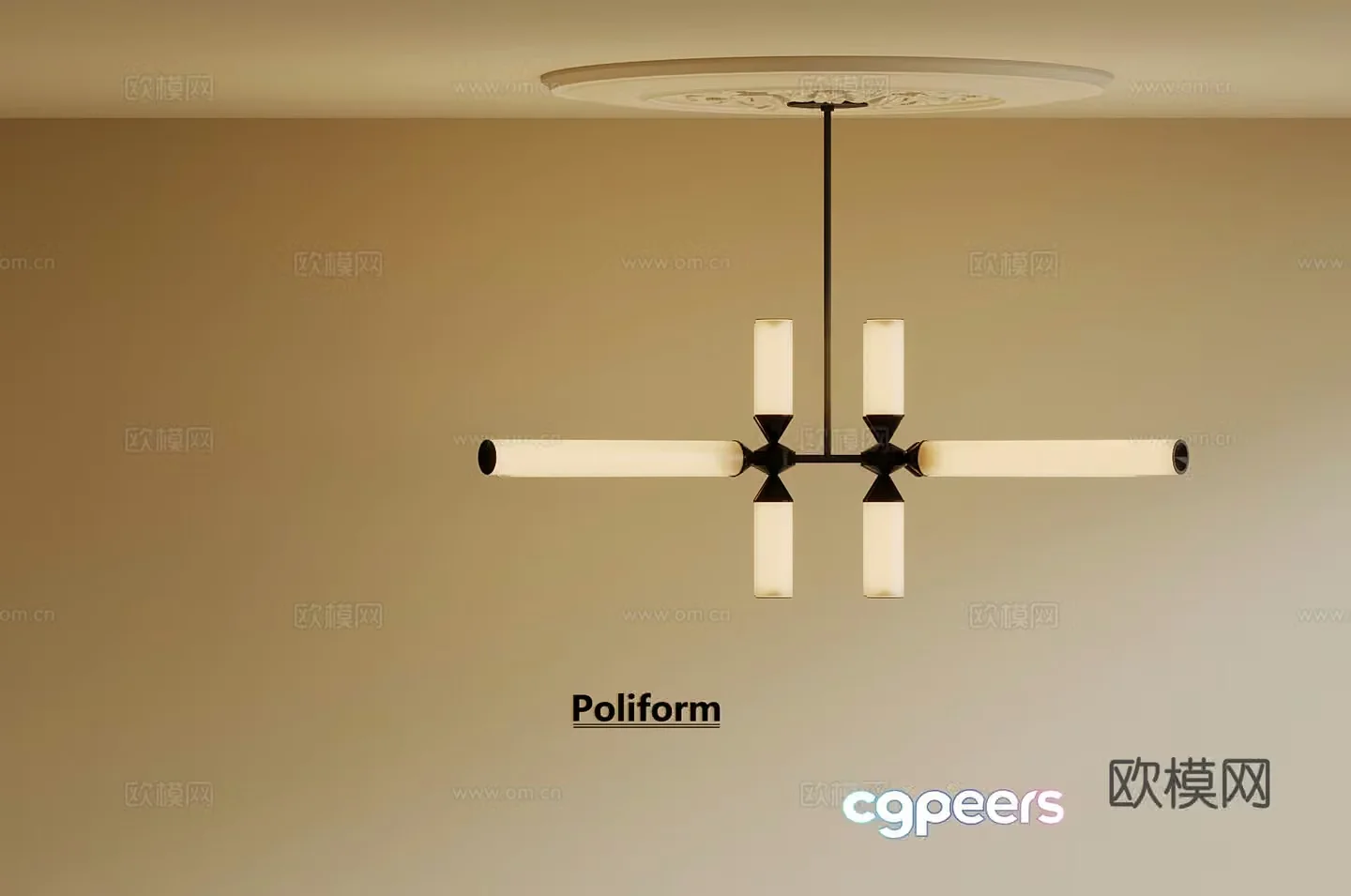 Modern Chandelier Creative Chandelier 3d Model