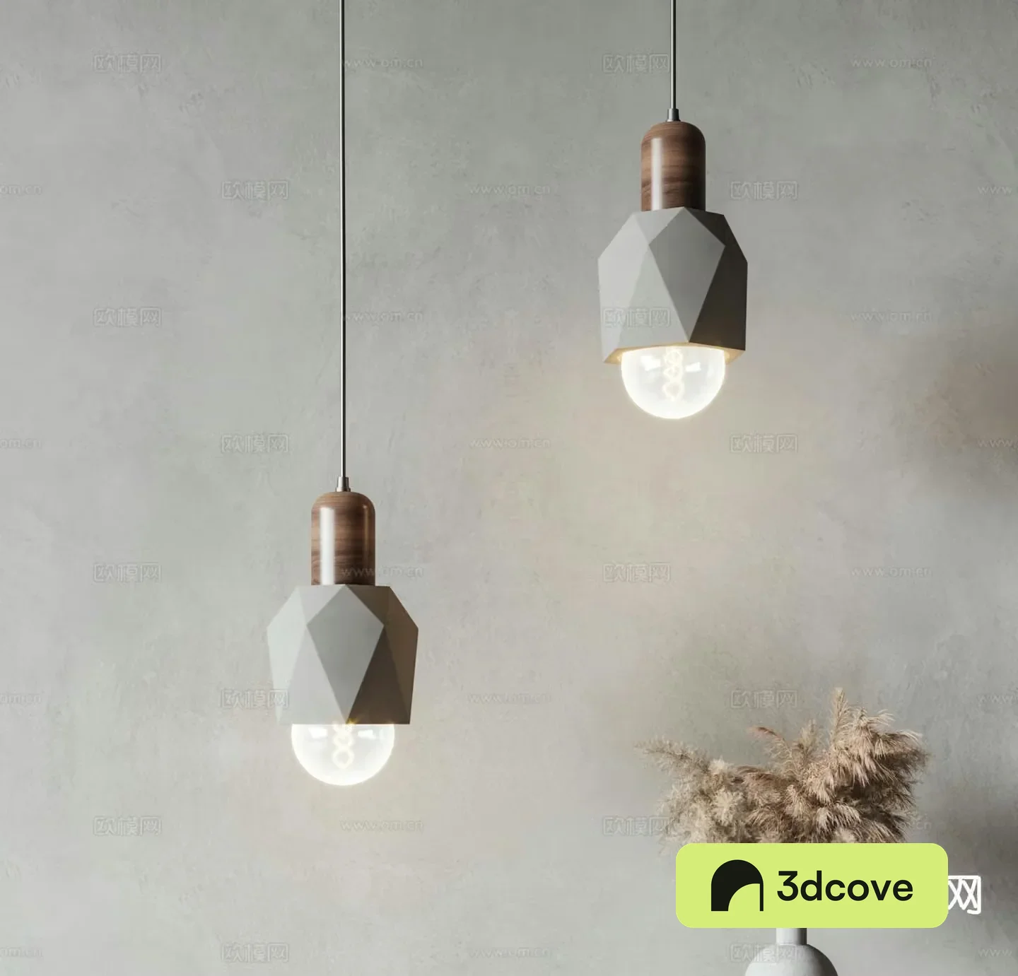 Wabi-sabi chandelier single head chandelier bedside chandelier