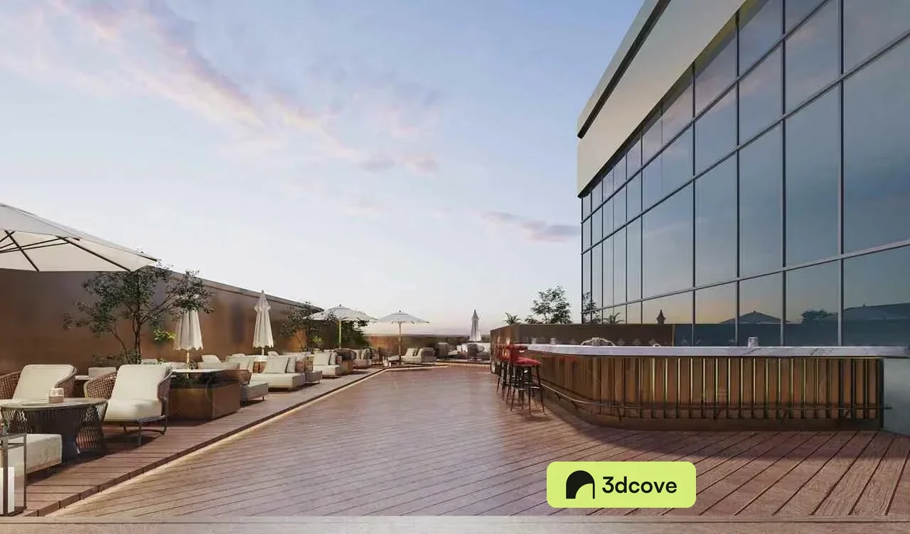 A Large Outdoor Deck