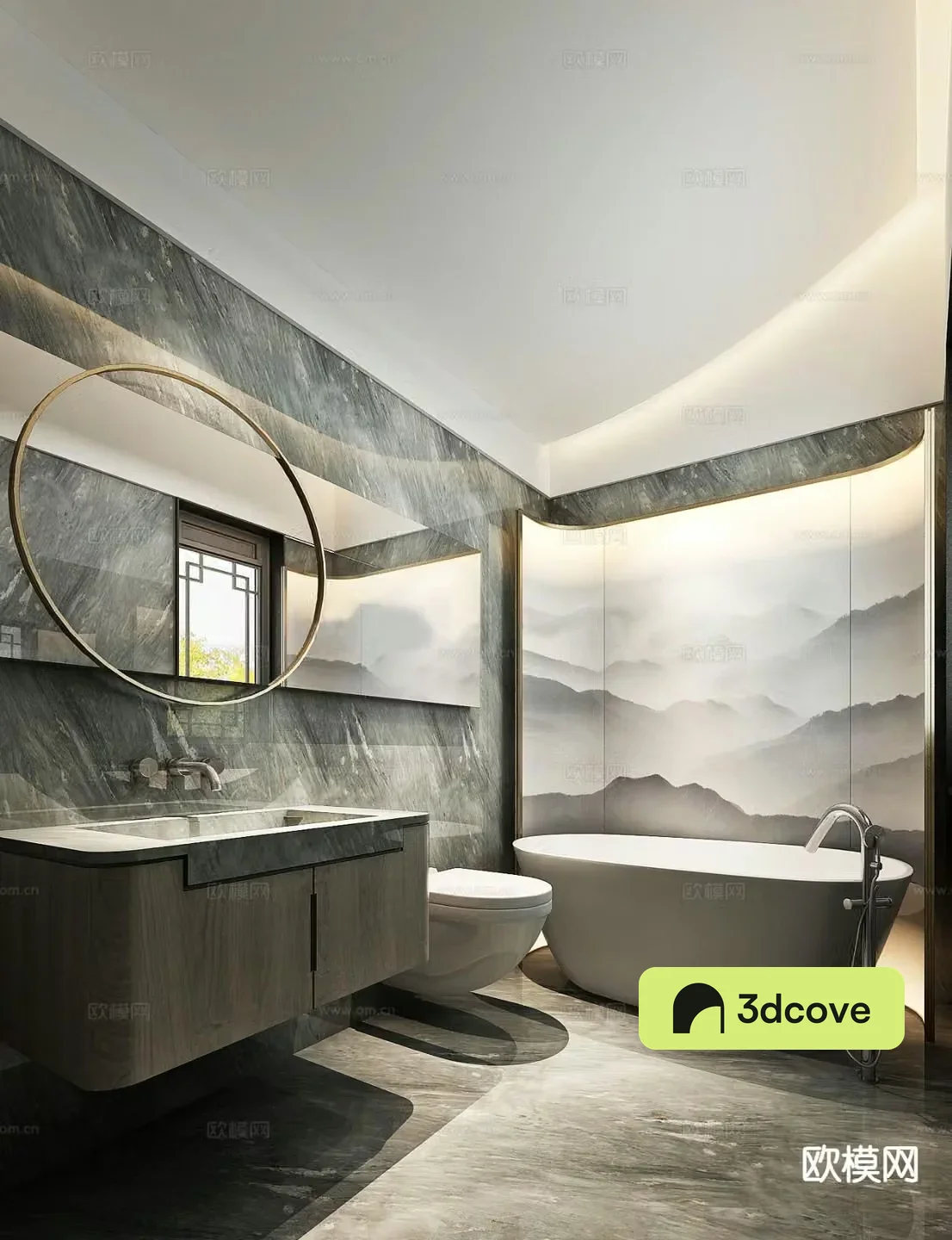 New Chinese style bathroom