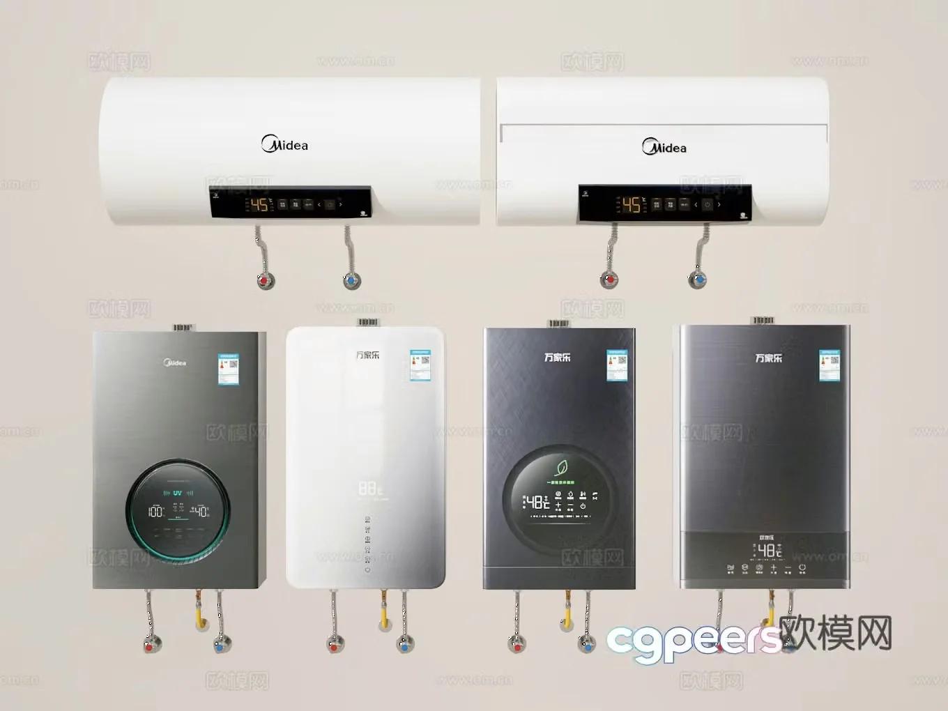 Water heater 3d model