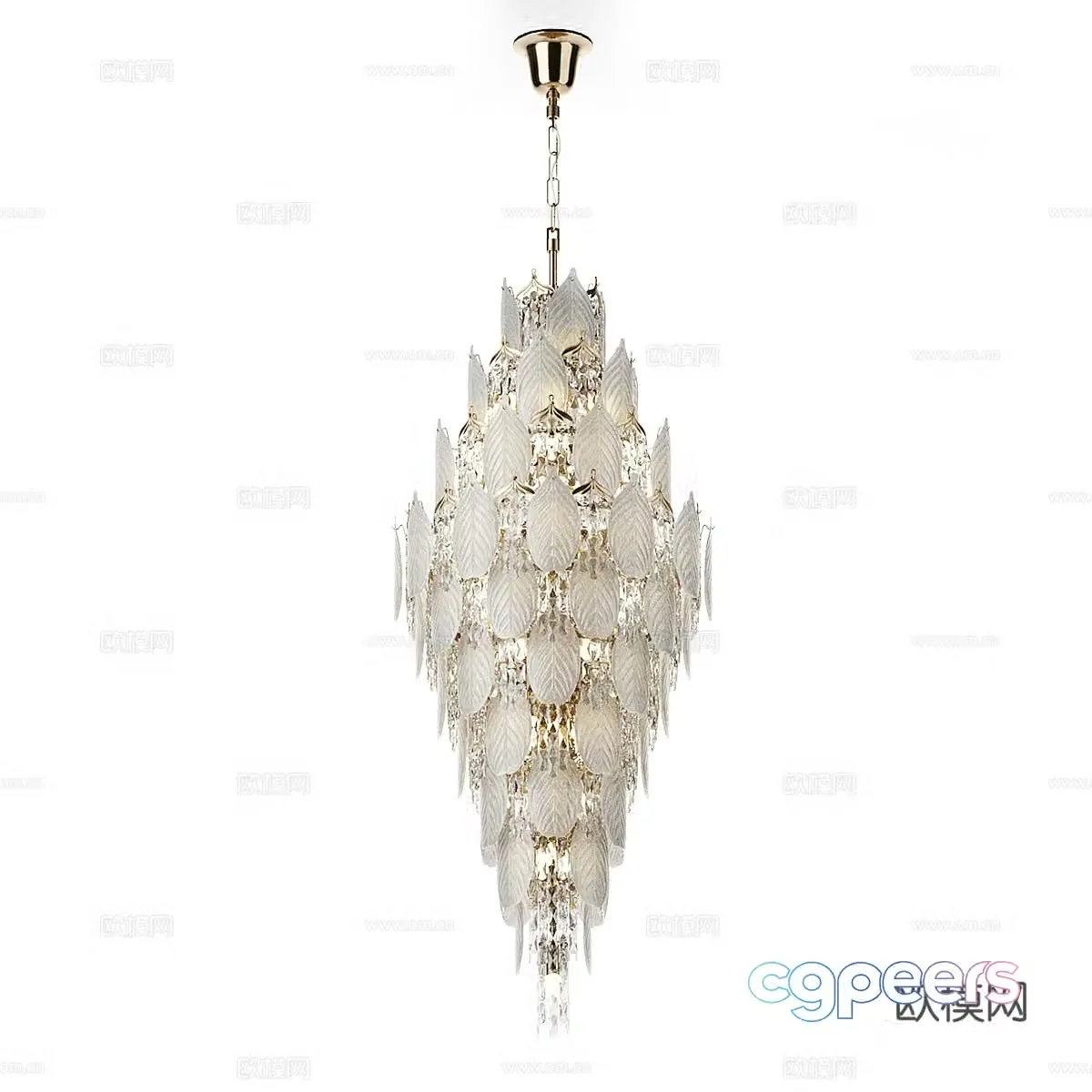 Modern simple chandeliers chandeliers simple chandeliers dining chandeliers living room chandeliers decorative chandeliers 3D model