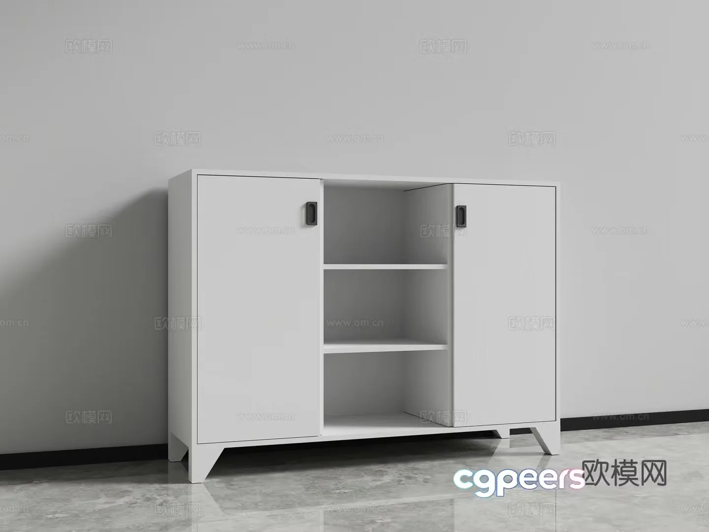 File cabinet tea cabinet locker low cabinet 3D model