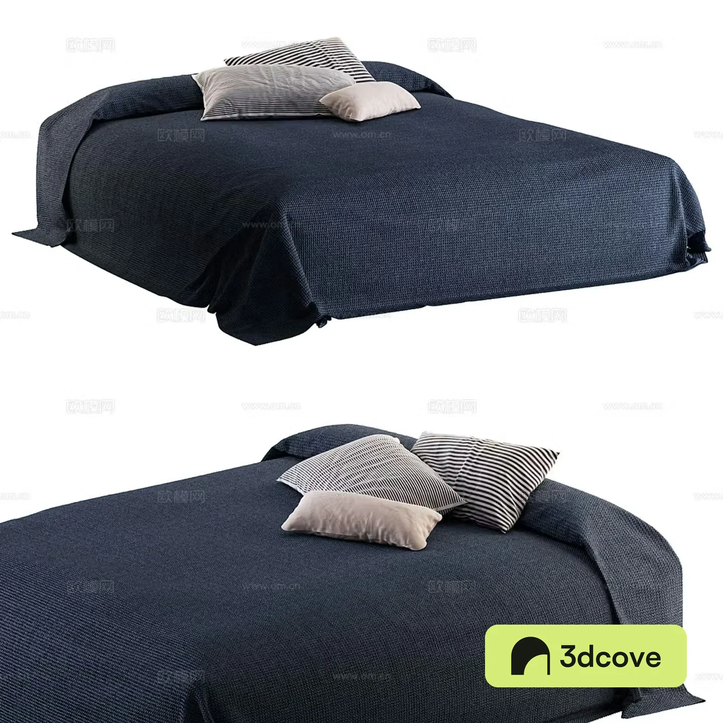 Zara Home modern fabric double bed