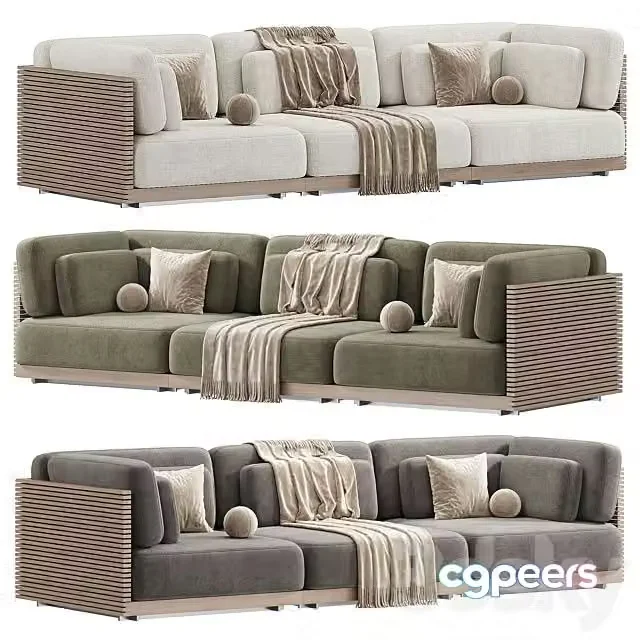 3ds Max Free – Caicos Sofa 3