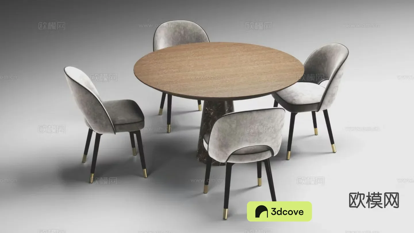 Modern leisure table and chairs
