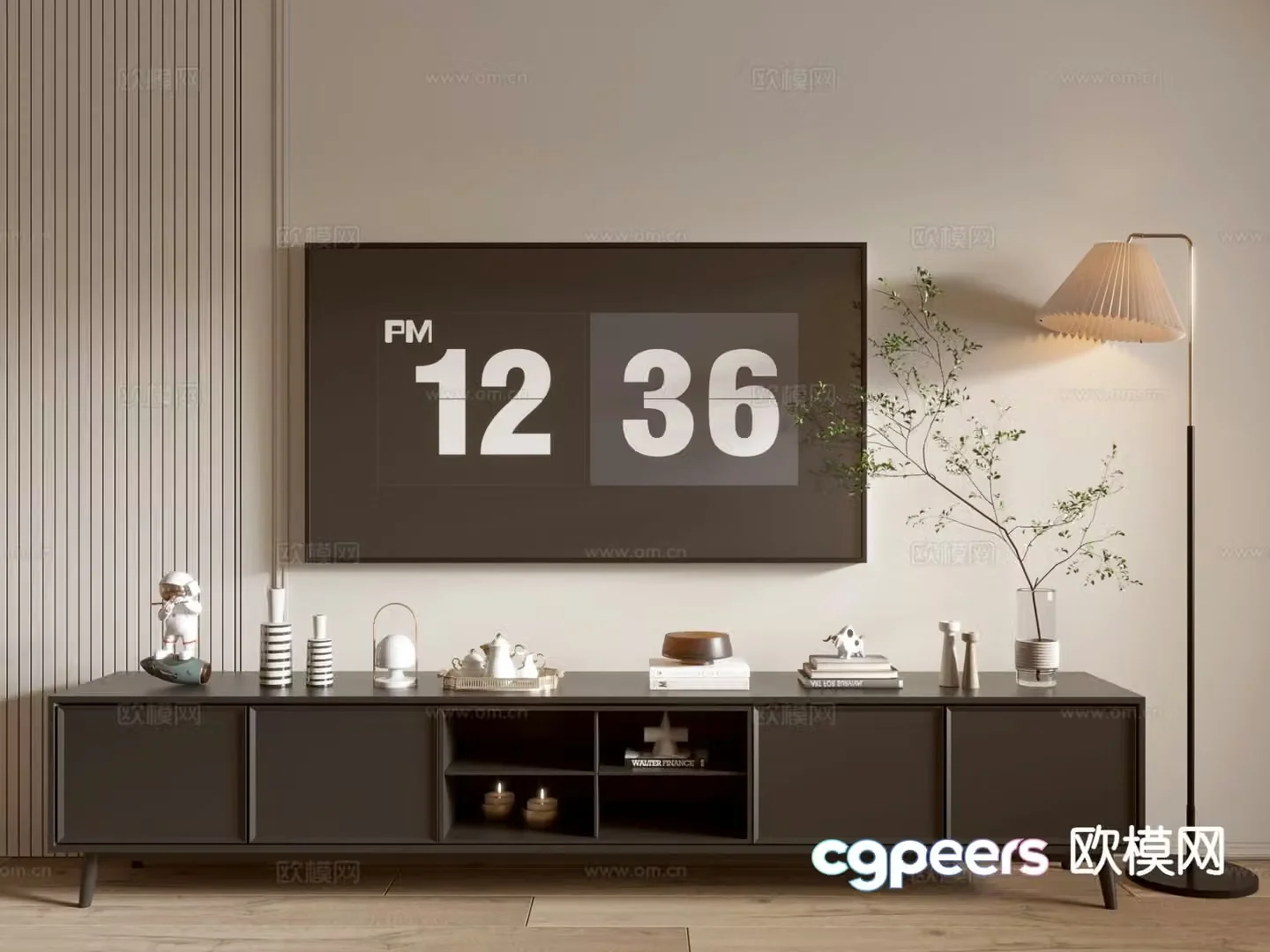 Modern TV cabinet 3d model