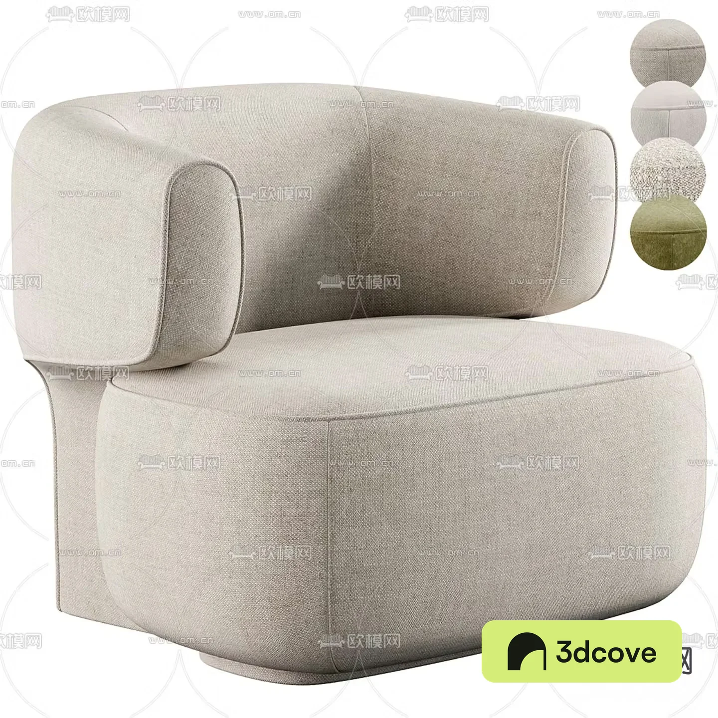 Italian style leisure sofa armchair