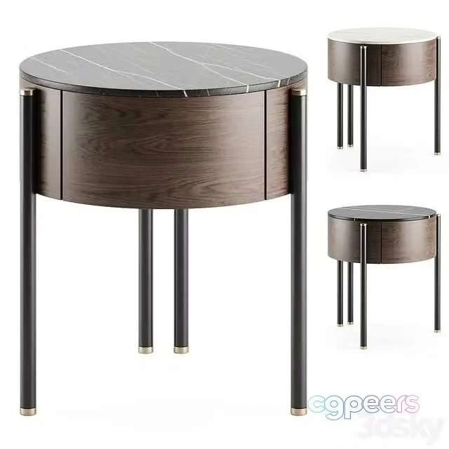 3ds Max Free – MAYFAIR Bedside table by Capital Collection