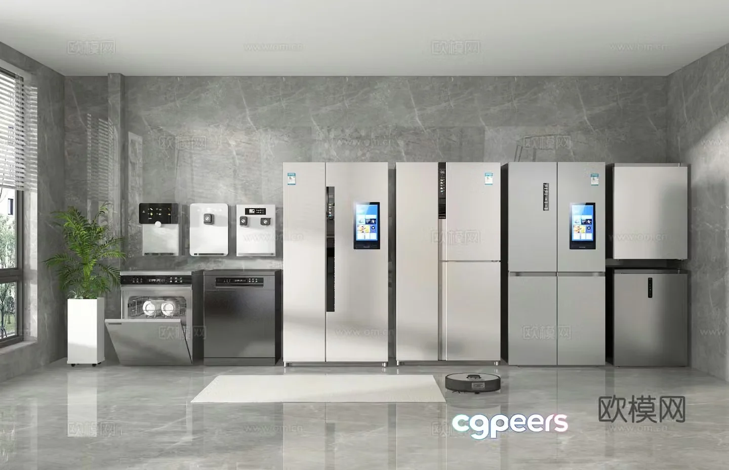 Refrigerator 3d model