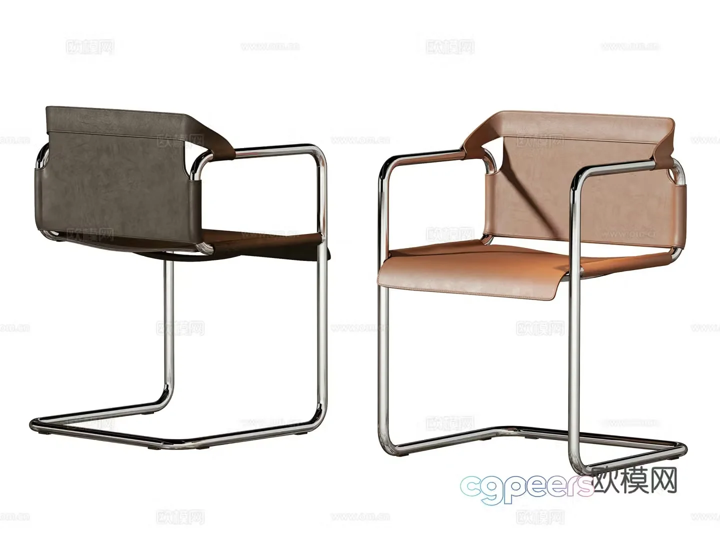 Modern single chair 3d model