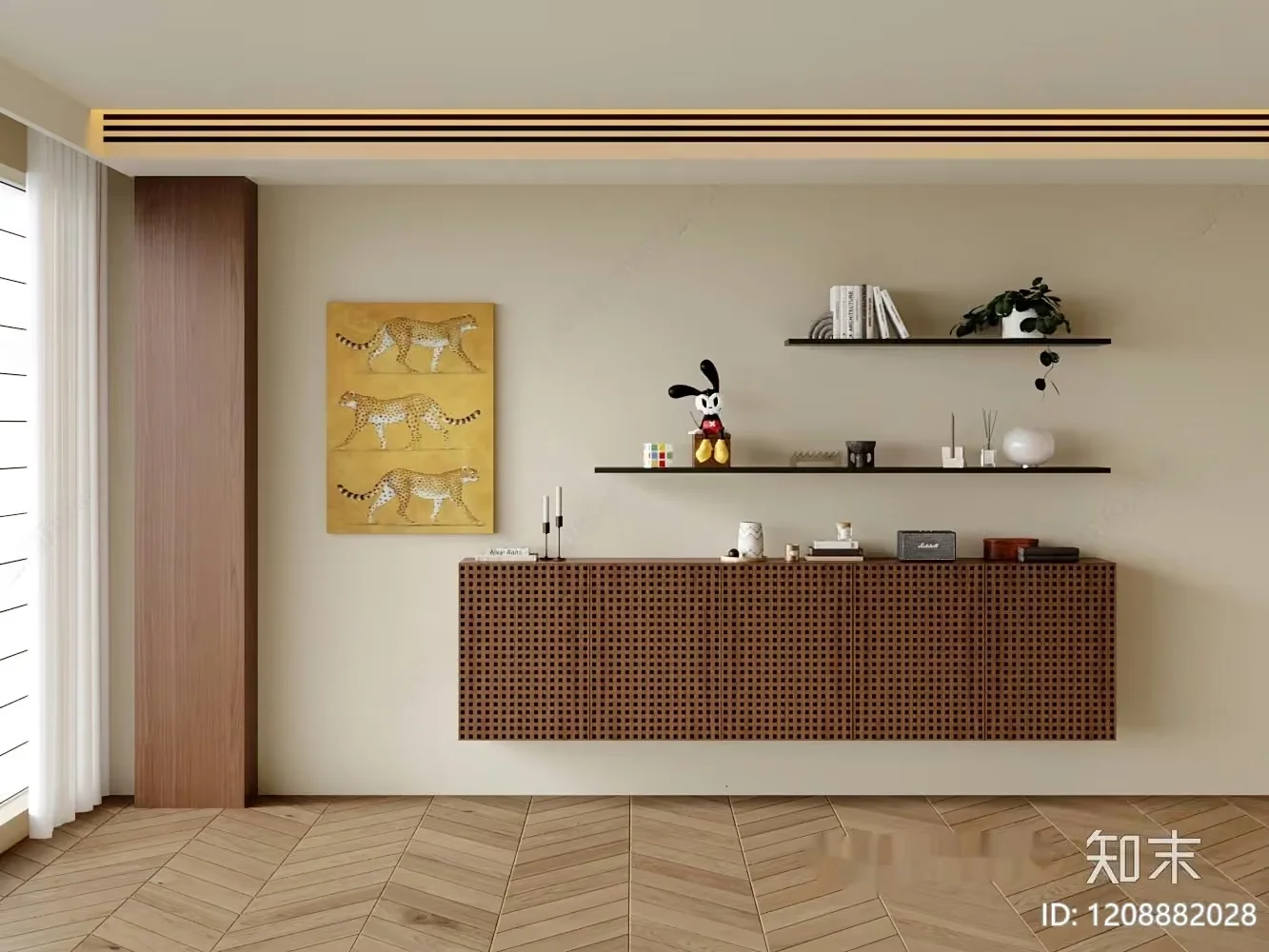 Modern Living Room 3D Model – 11257 – VRAY Render