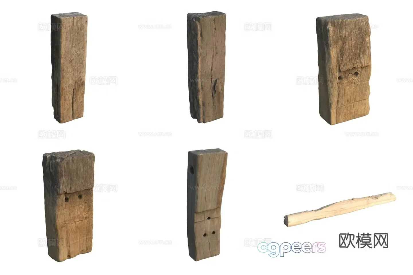 Wood 3d model