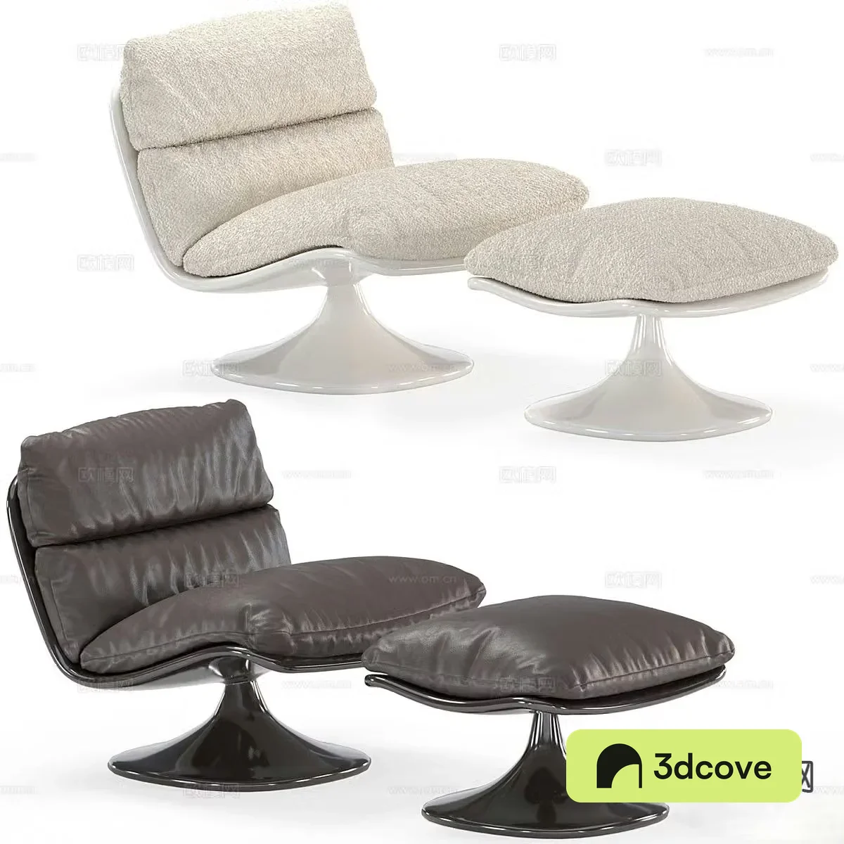Lounge chair footrest