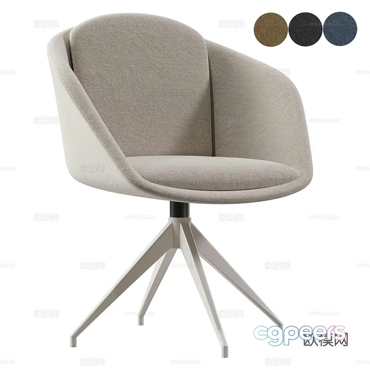 Modern office chair 3D model