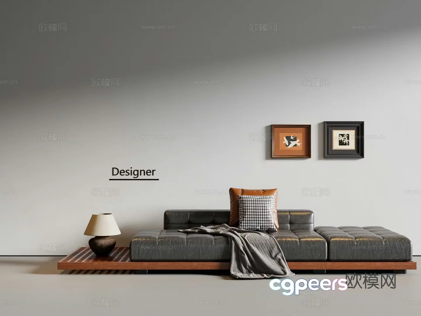 Wasabi Middle Ages Multiplayer Sofa 3D Model