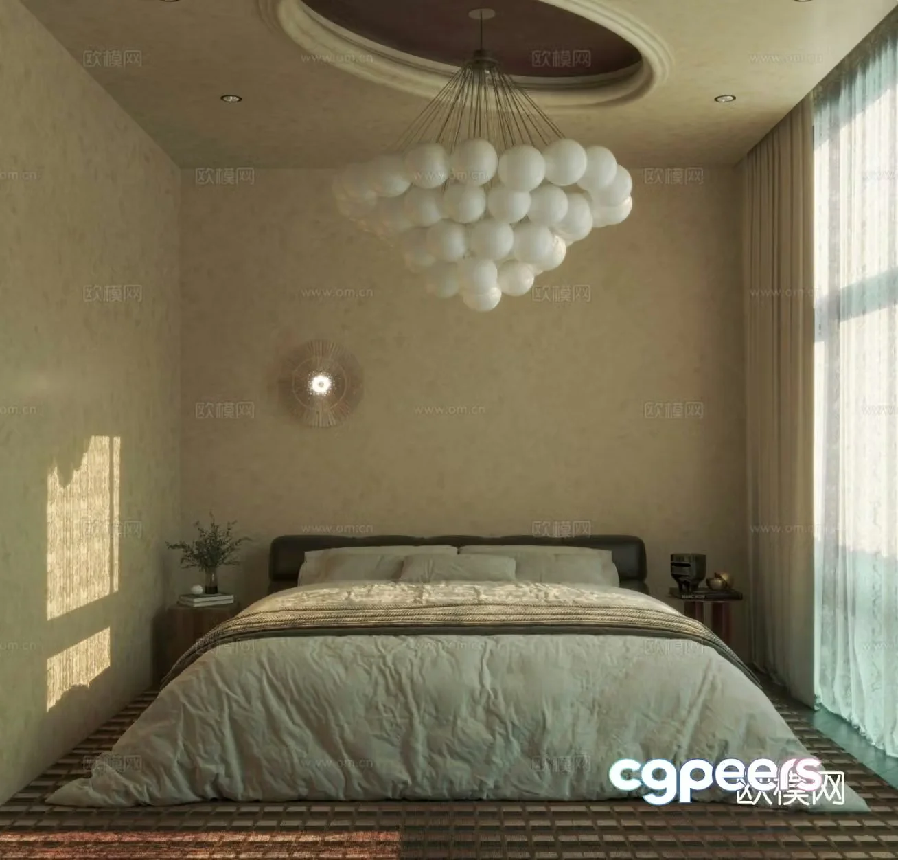 Wabi Sabi bedroom second bedroom 3d model