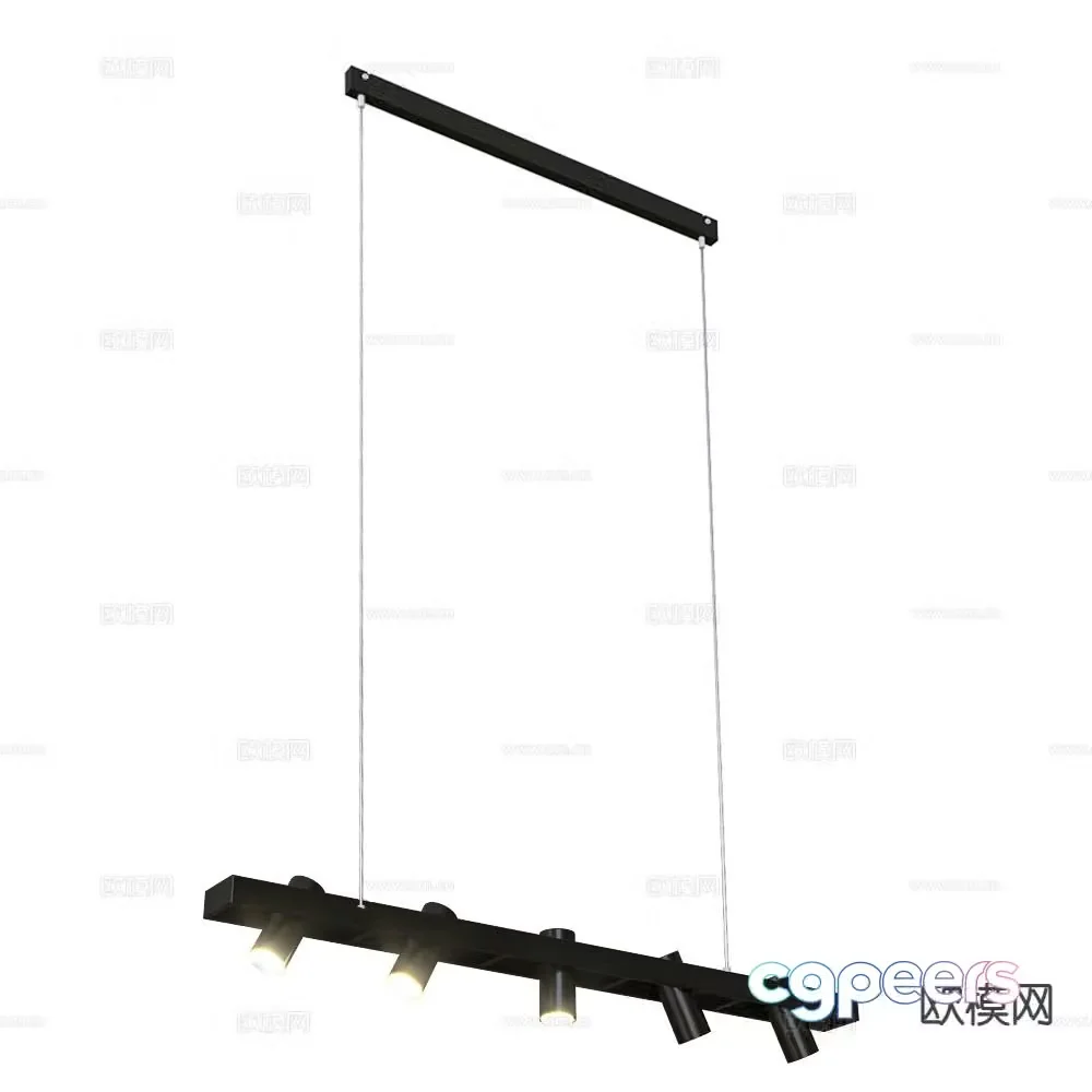 Markslojd straight chandelier 3d model