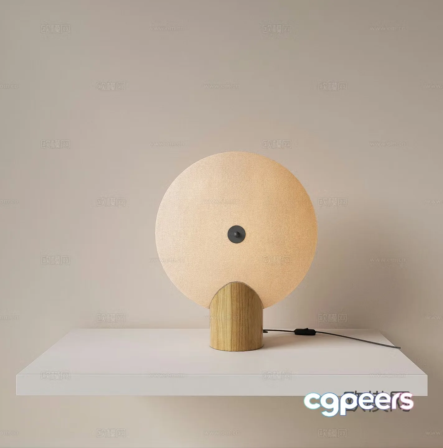 New Chinese Zen desk lamp Bedside desk lamp Living room desk lamp Study room desk lamp Reading desk lamp Small desk 3D model