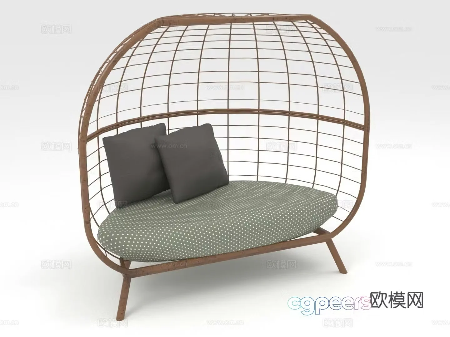 Leisure chair sofa chair chaise chair seat 3d model