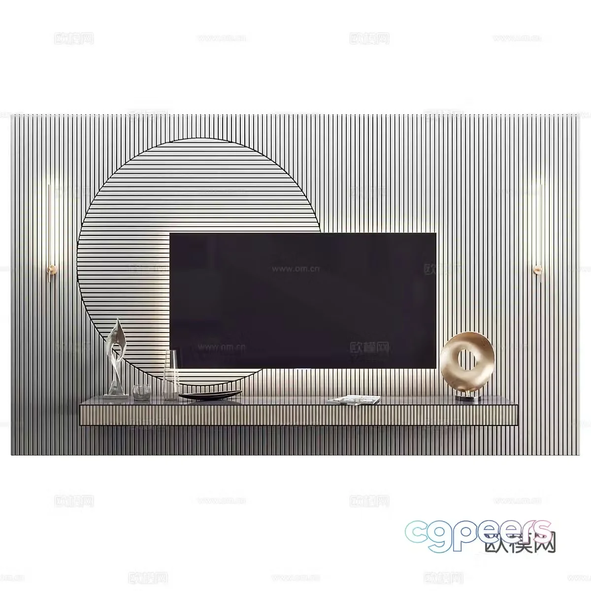 Wall panel and decor3d model