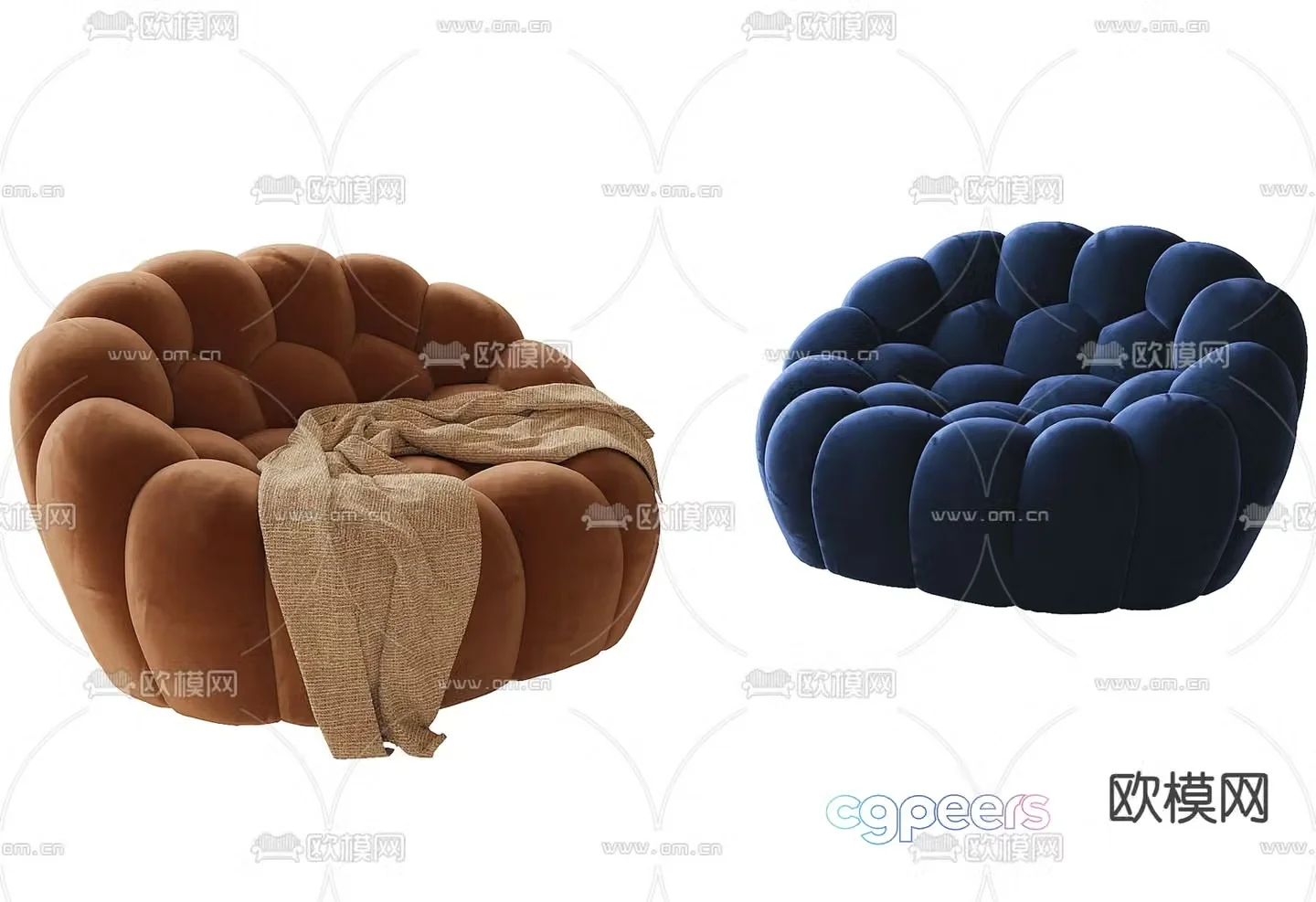 Leisure sofa 3d model