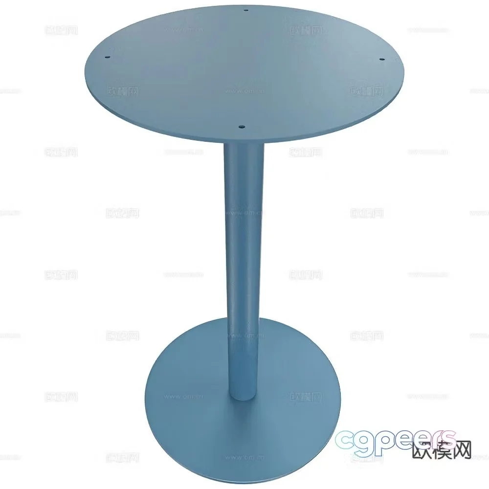 Delo round table side table angle table 3d model