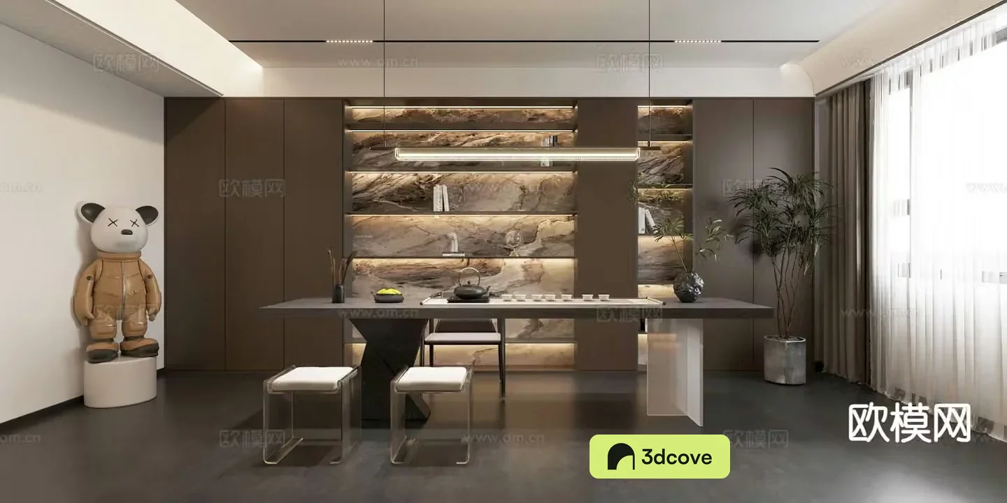New Chinese tea room