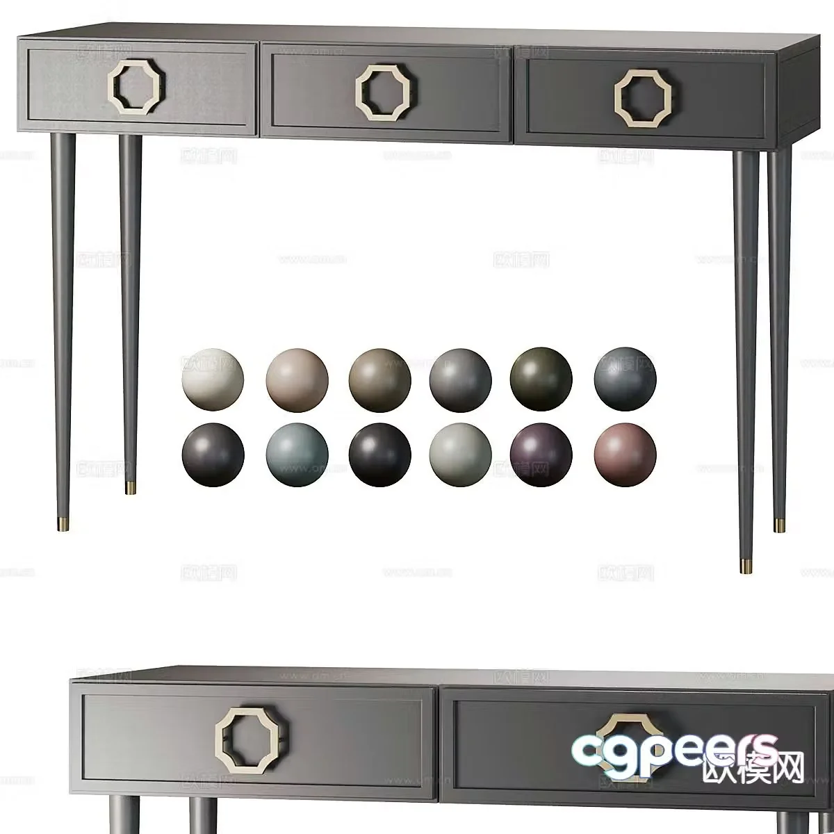 Modern Duanjingdai 3D model