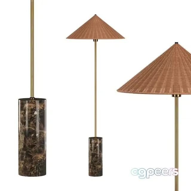 3ds Max Free – Ardini-1 floor lamp