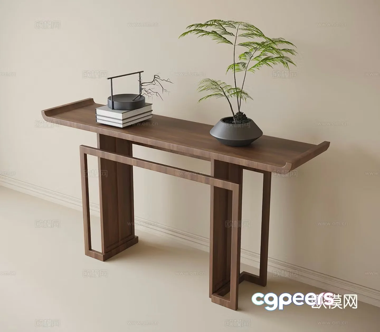 New Chinese-style Duanjingdai 3D model