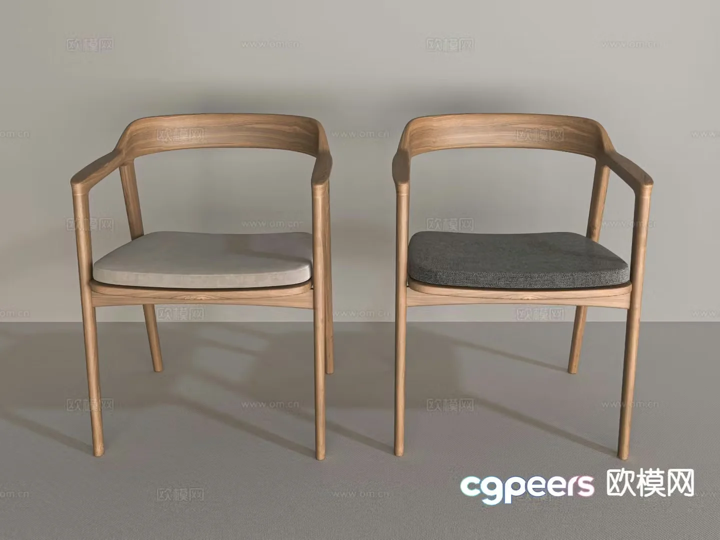New Chinese style chair armchair 3d model