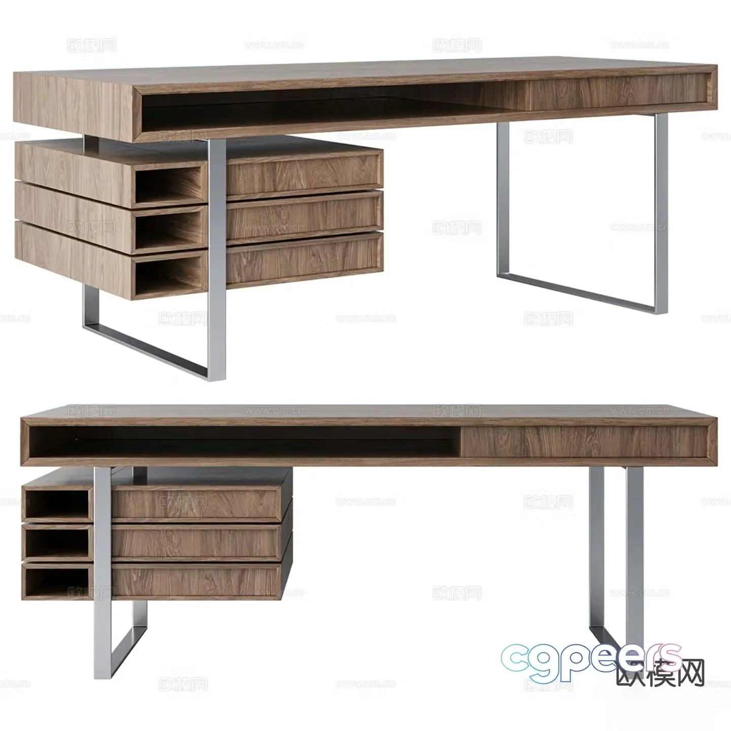 Modern office desk executive desk executive desk 3d model