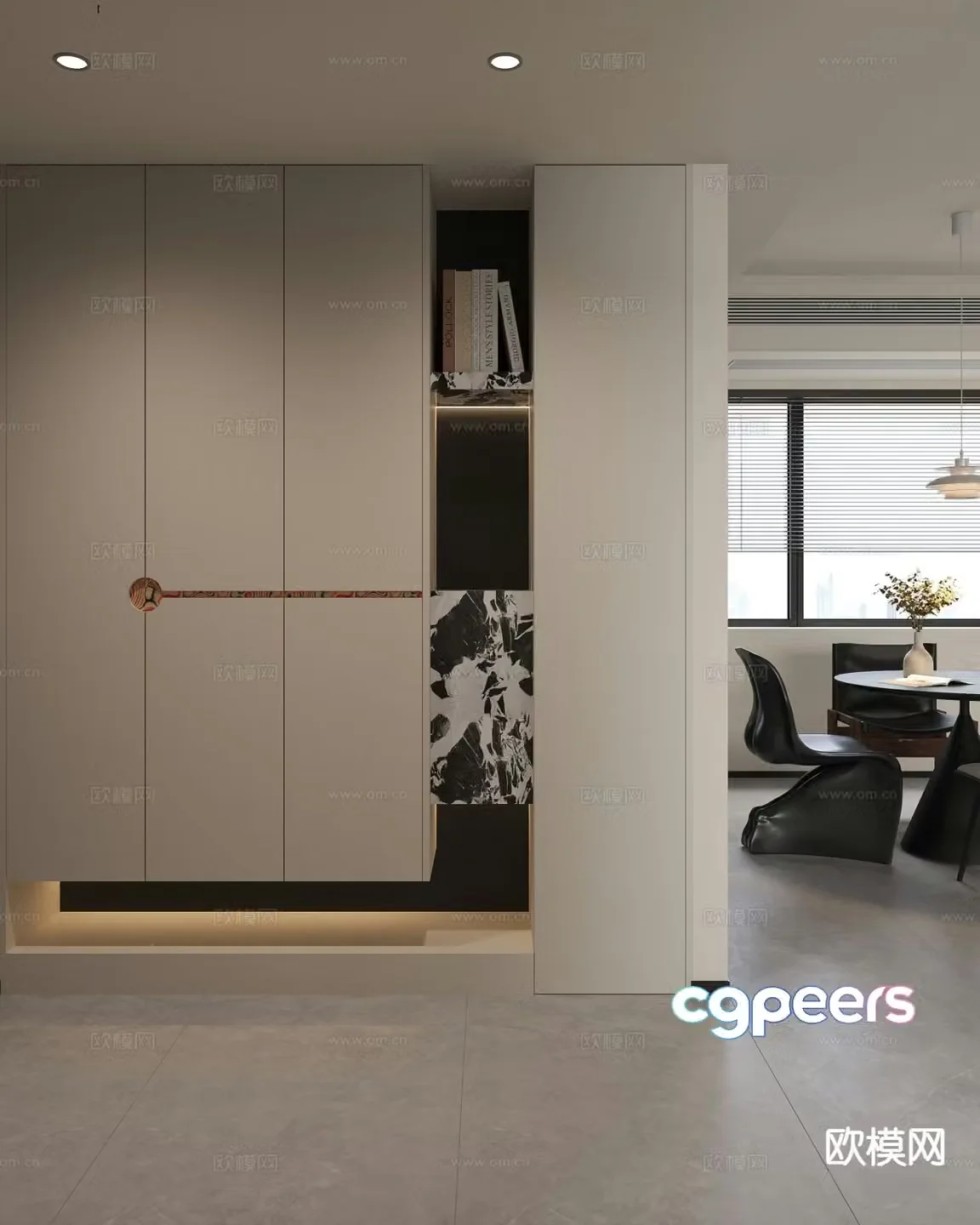 Entrance shoe cabinet Entry shoe cabinet 3D model