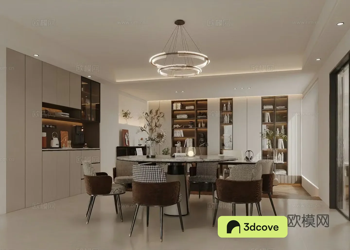 Modern restaurant study