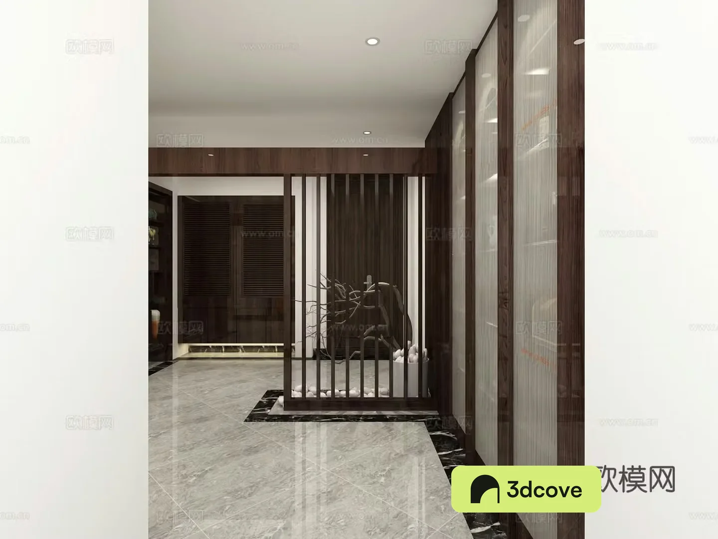 New Chinese style living and dining room chandeliers paintings sofas coffee tables TV cabinets desk lamps objects ornaments 3D models
