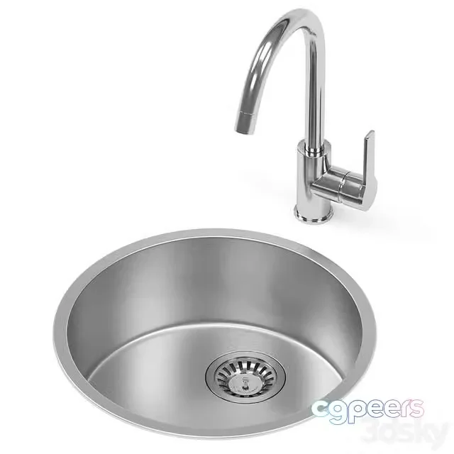 3ds Max Free – SMEG kitchen sink VFU43SFR