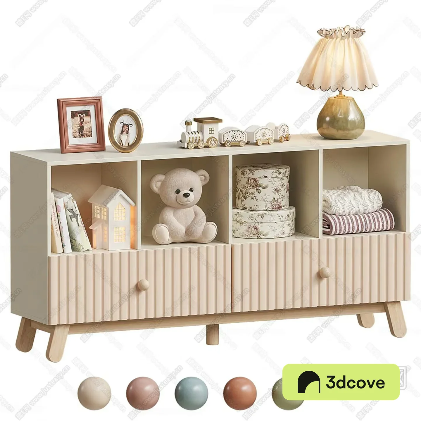 A Cream-Colored Cabinet