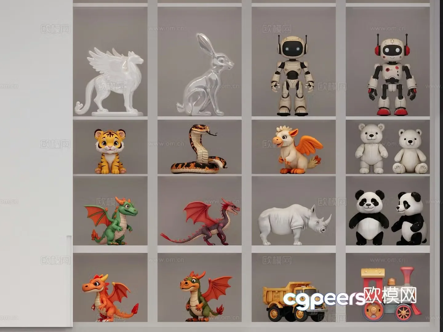 Children’s toy cabinet 3d model