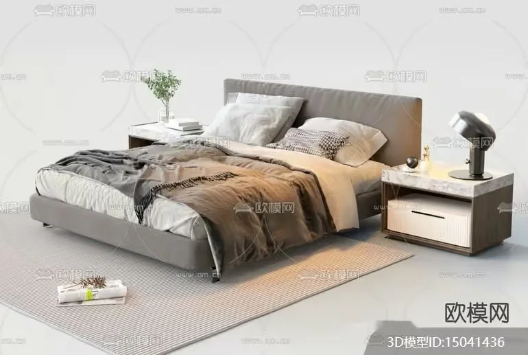 Cozy Bedroom 3D Model – 18132 – VRAY Render