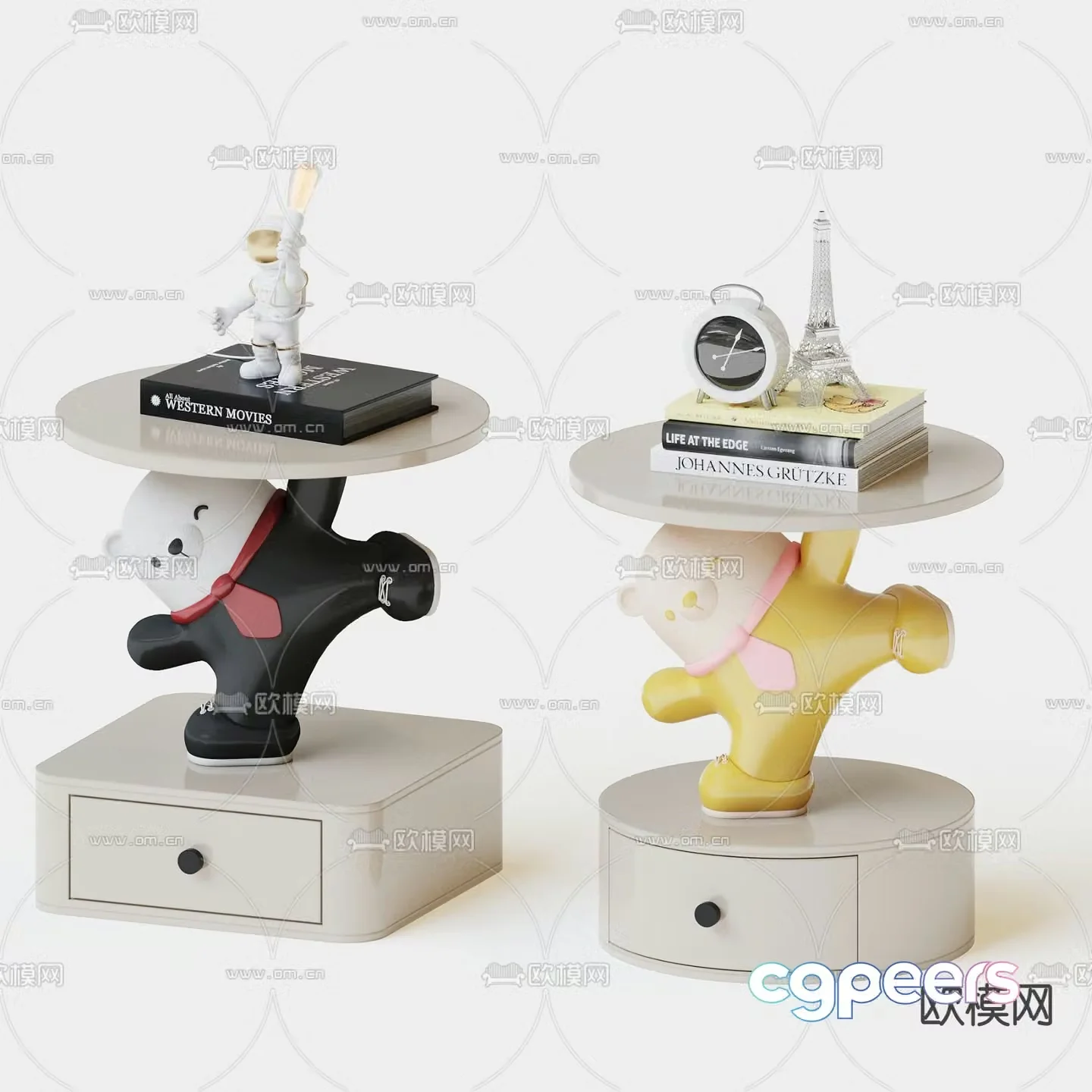 Children’s bedside table 3d model