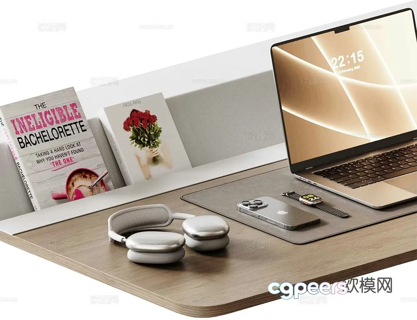 Office supplies 3d model