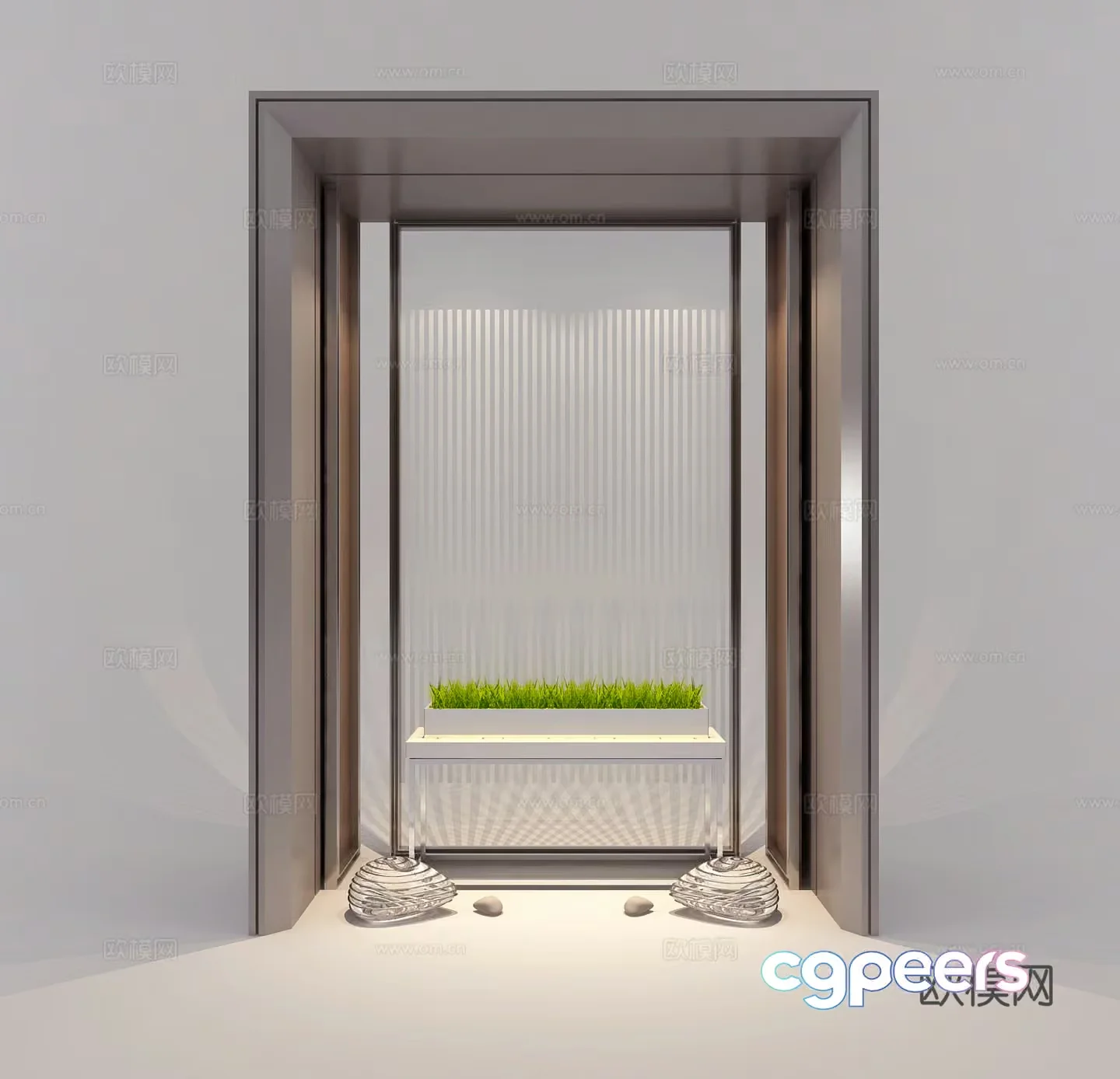 Modern Minimalist Interior Design 3D Model – 12200 – VRAY Render
