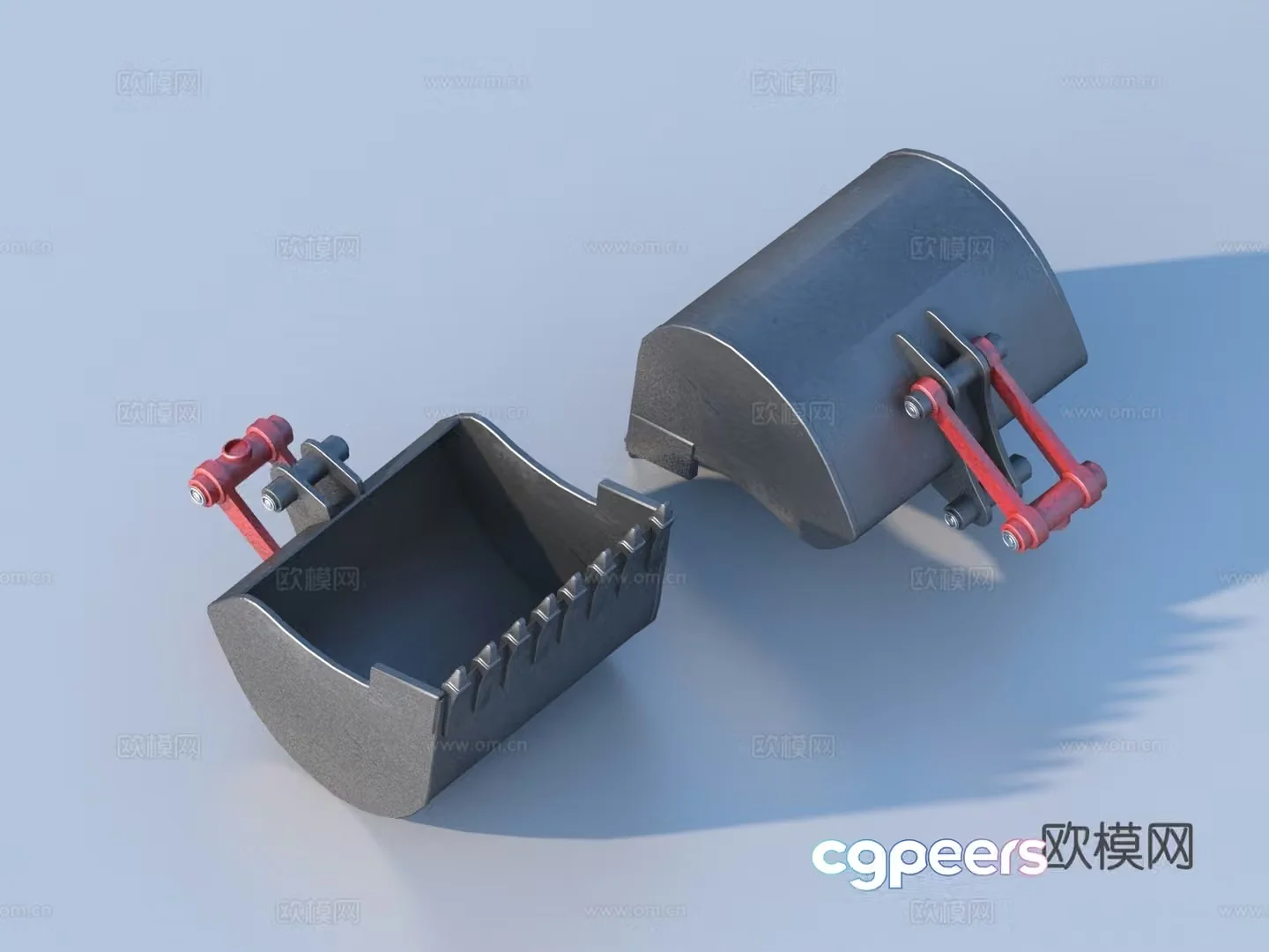 Bucket Excavator Bucket Digger Claw 3D Model