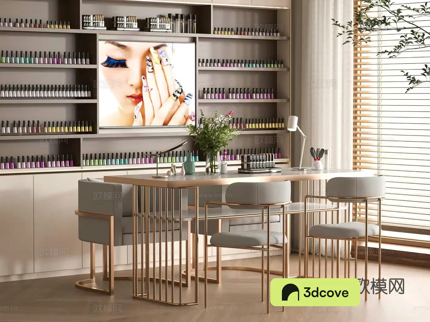 Modern nail salon